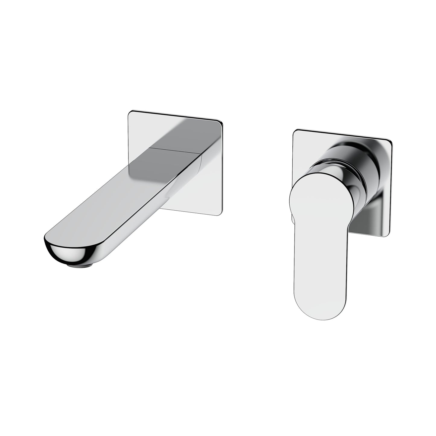 Concealed 2 hole washbasin mixer