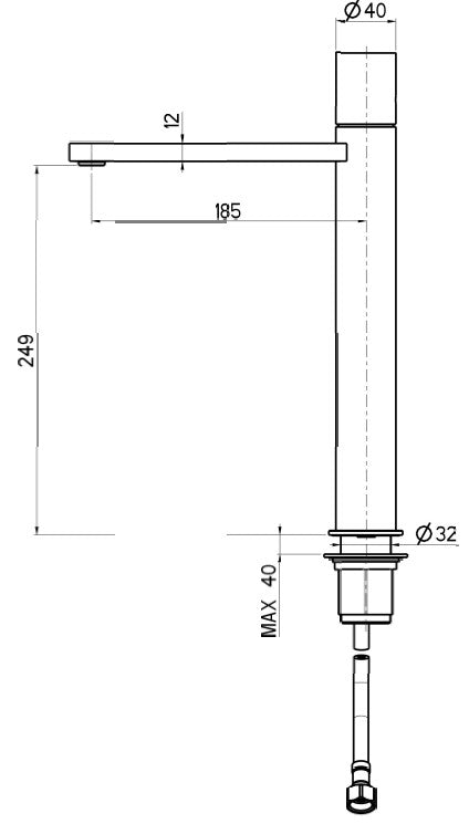 Washbasin mixer XL