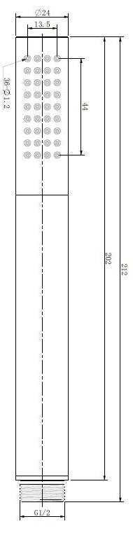 Handbrause aus Messing