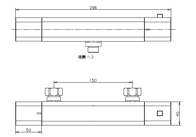 Thermostatic shower mixer
