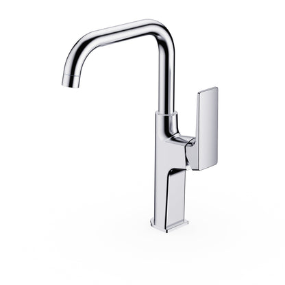 Side lever washbasin mixer