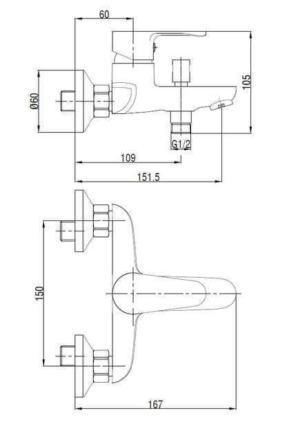 EW40861 Bath mixer