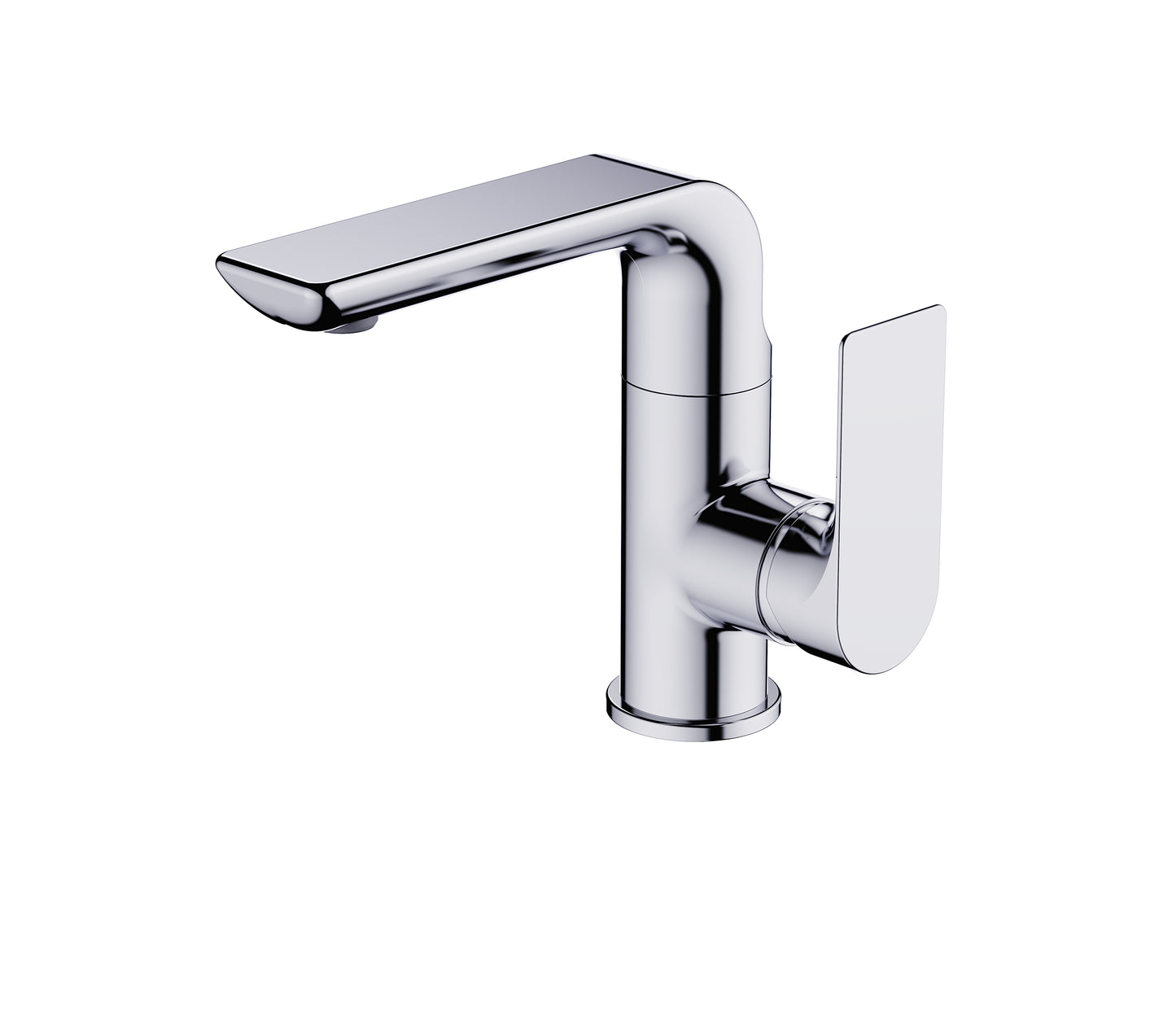 Side lever washbasin mixer