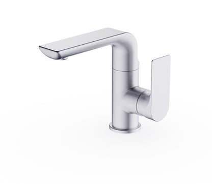 Side lever washbasin mixer