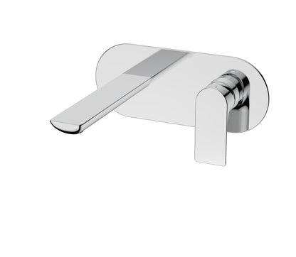 Build in washbasin spout 180mm visible part one plate