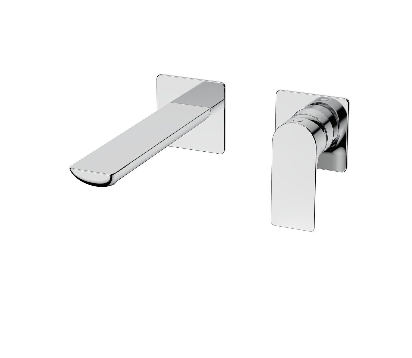 Build in washbasin spout 180mm visible part two plates