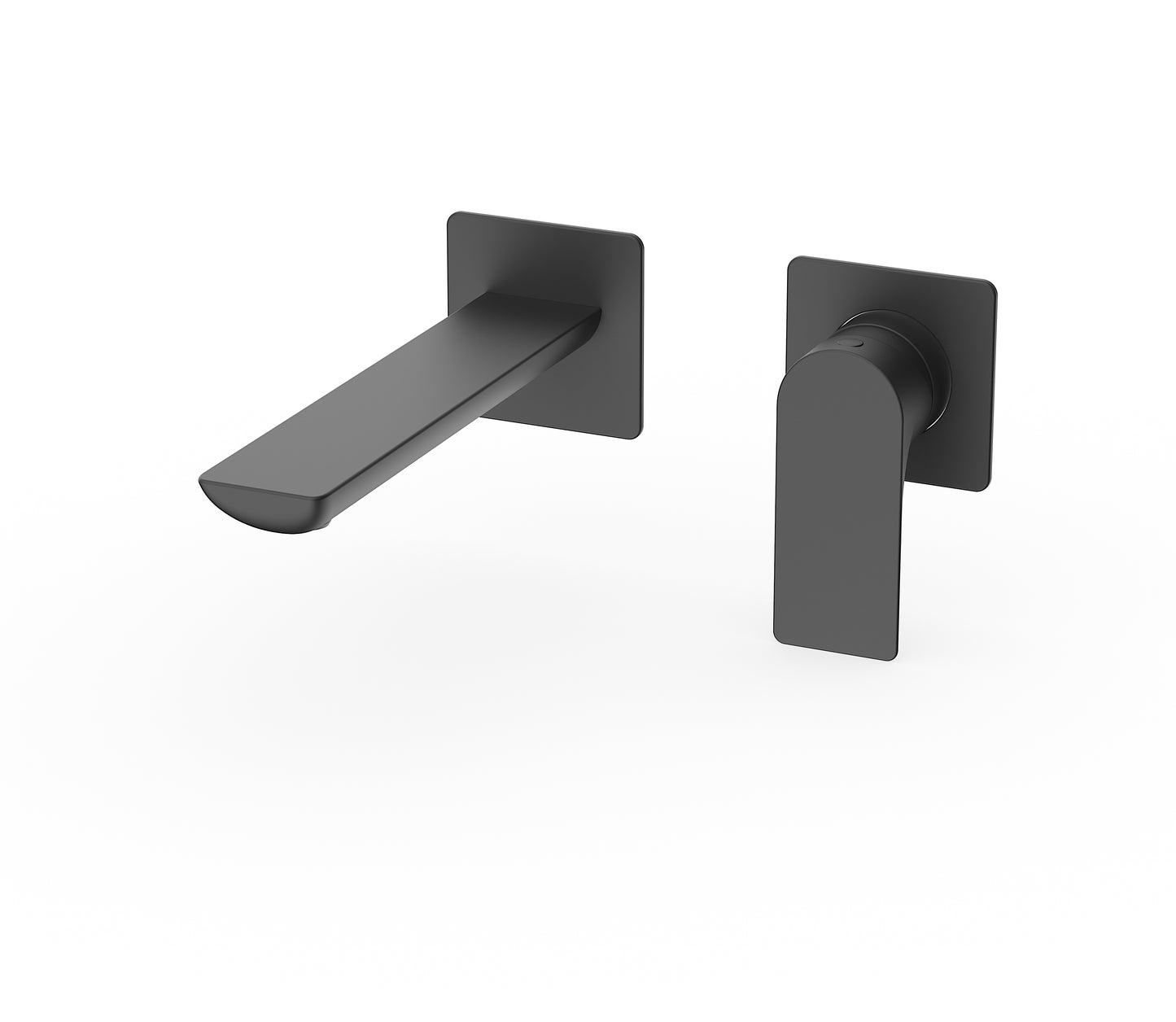 Build in washbasin spout 180mm visible part two plates