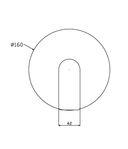BETA Concealed shower mixer