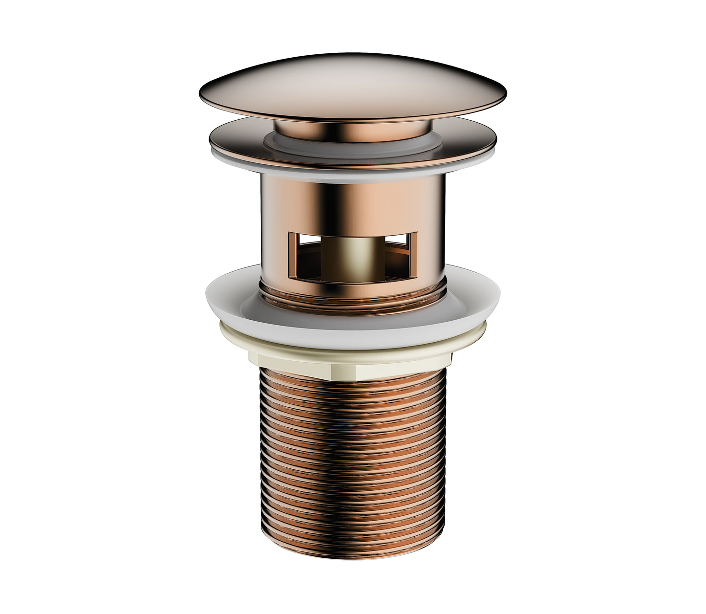 Klick-Klack-Ablaufgarnitur aus Messing