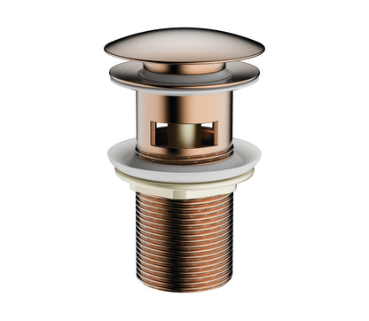 Klick-Klack-Ablaufgarnitur aus Messing