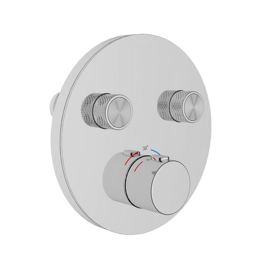 External visible parts thermostatic mixer-2 outlet