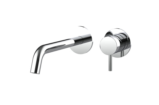 External visible parts washbasin mixer (spout 220mm)