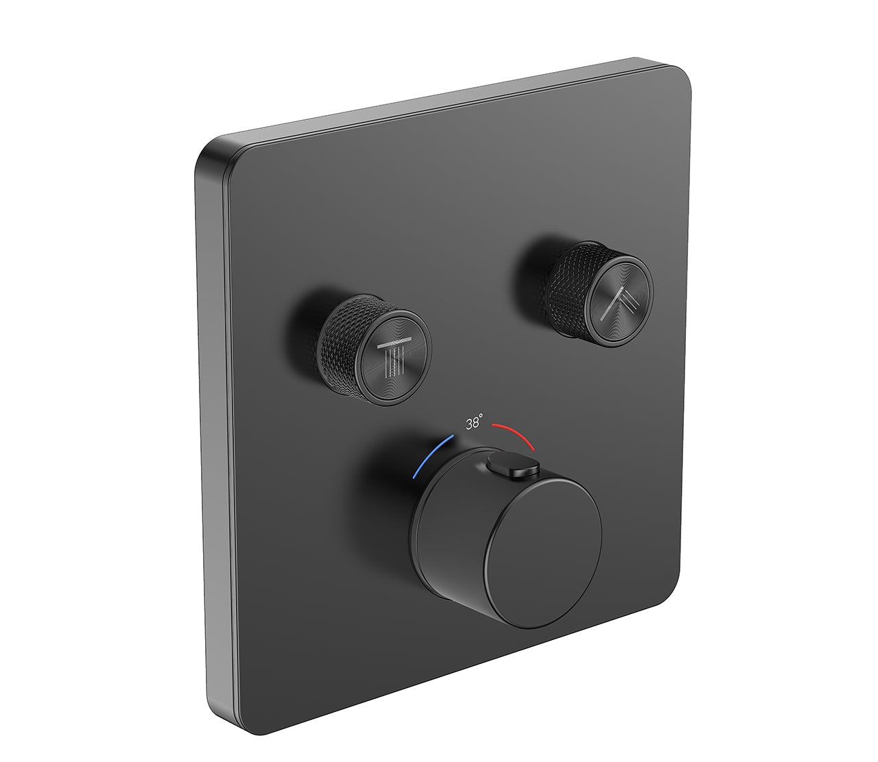 EW40391 Externer Sichtteil-Thermostatmischer mit 2 Ausgängen