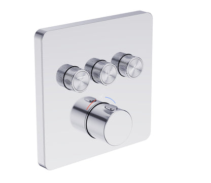 EW40381 Externer Teil 3-Auslass-Thermostatmischer