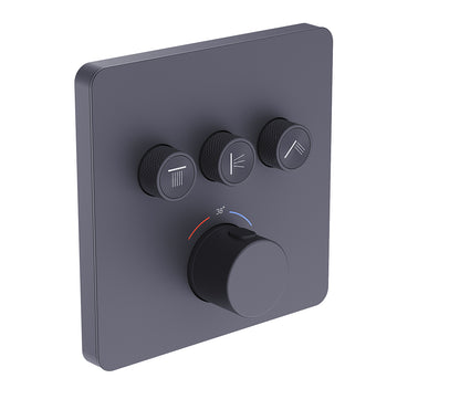 EW40381 Externer Teil 3-Auslass-Thermostatmischer