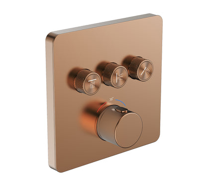 EW40381 Externer Teil 3-Auslass-Thermostatmischer