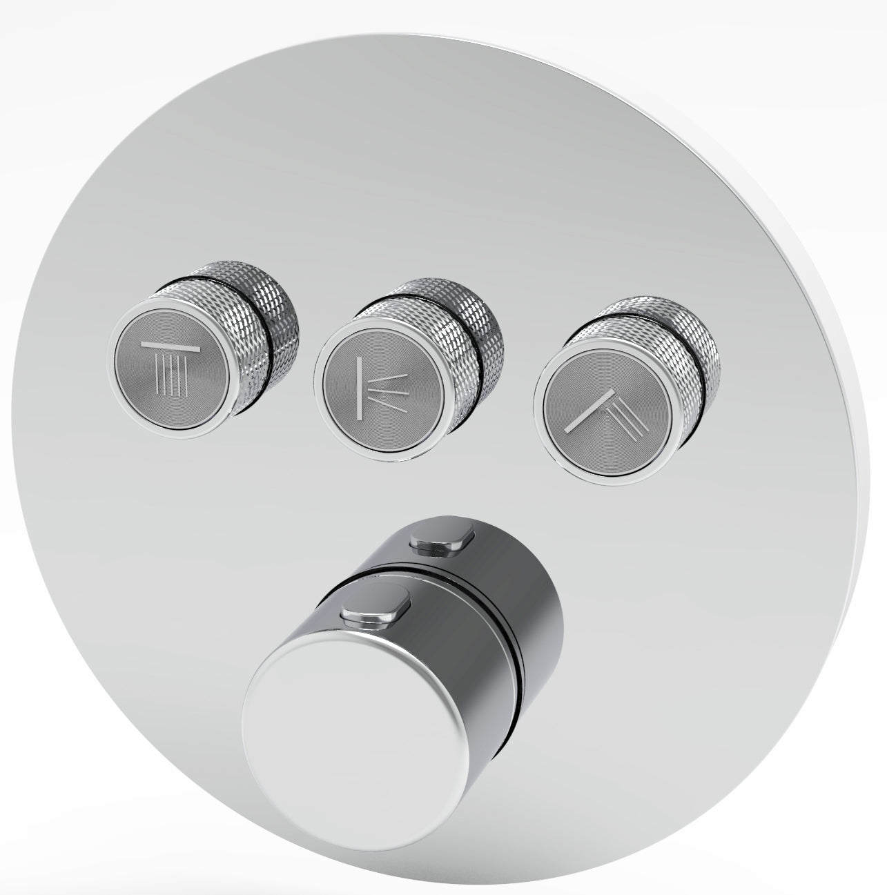 External part 3 outlet thermostatic mixer