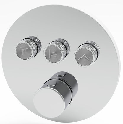 External part 3 outlet thermostatic mixer