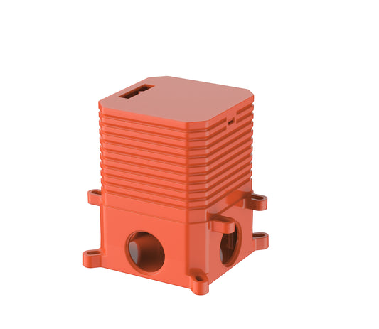 Concealed box for shower mixer