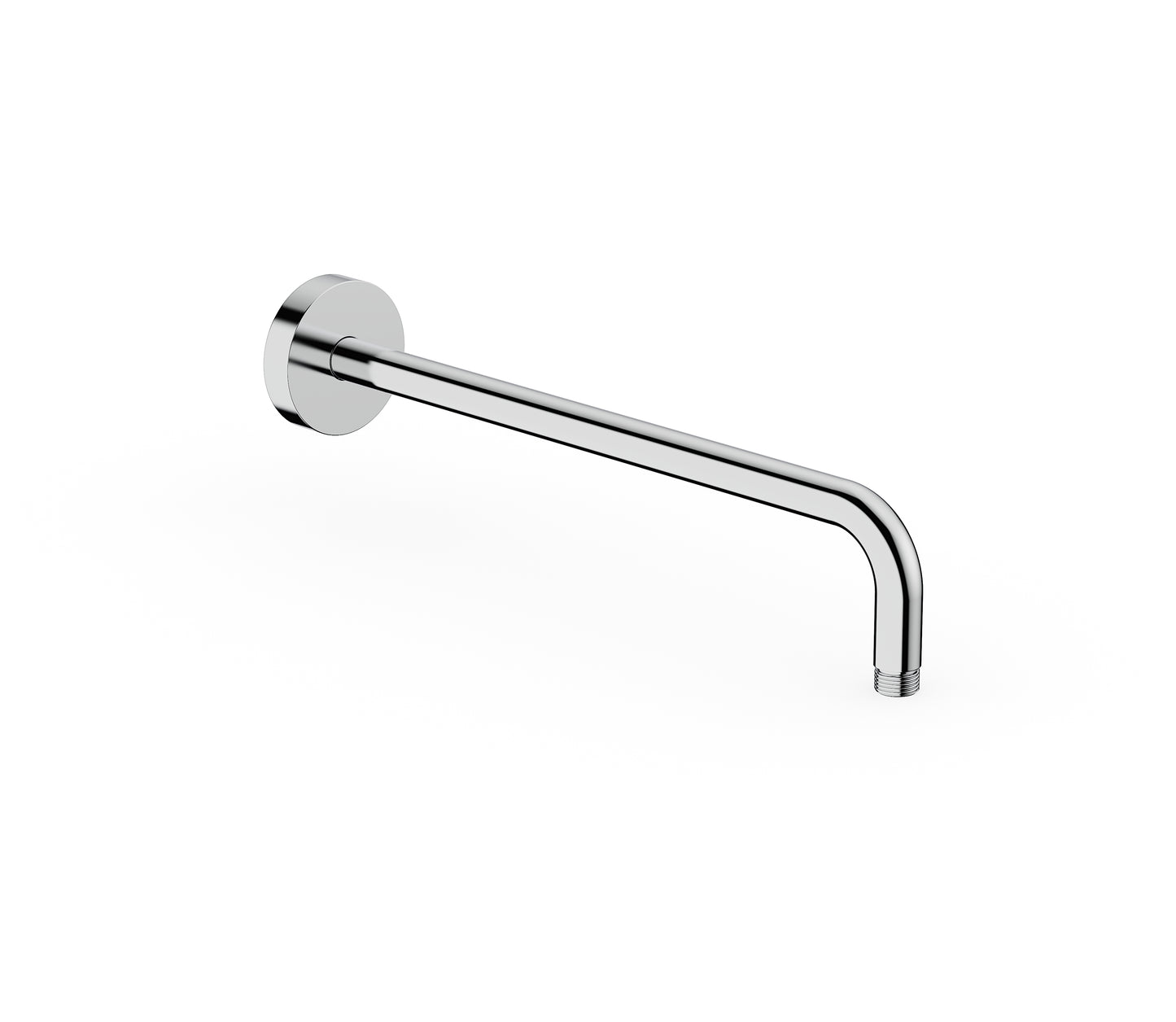 Brass vertical shower arm 400mm