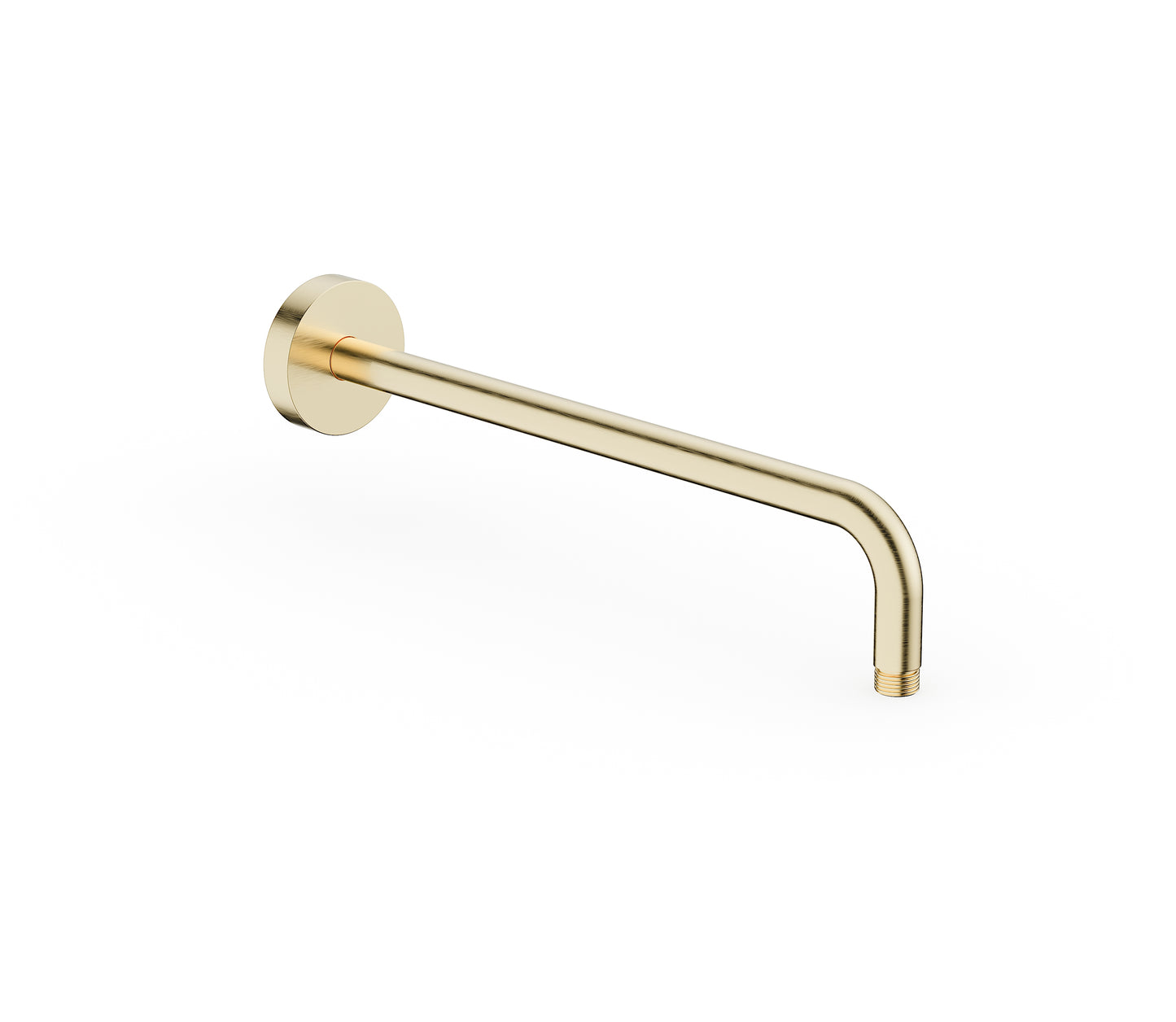 Brass vertical shower arm 400mm