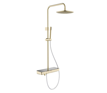 Thermostat-Säulenset mit Ablage und Auslauf