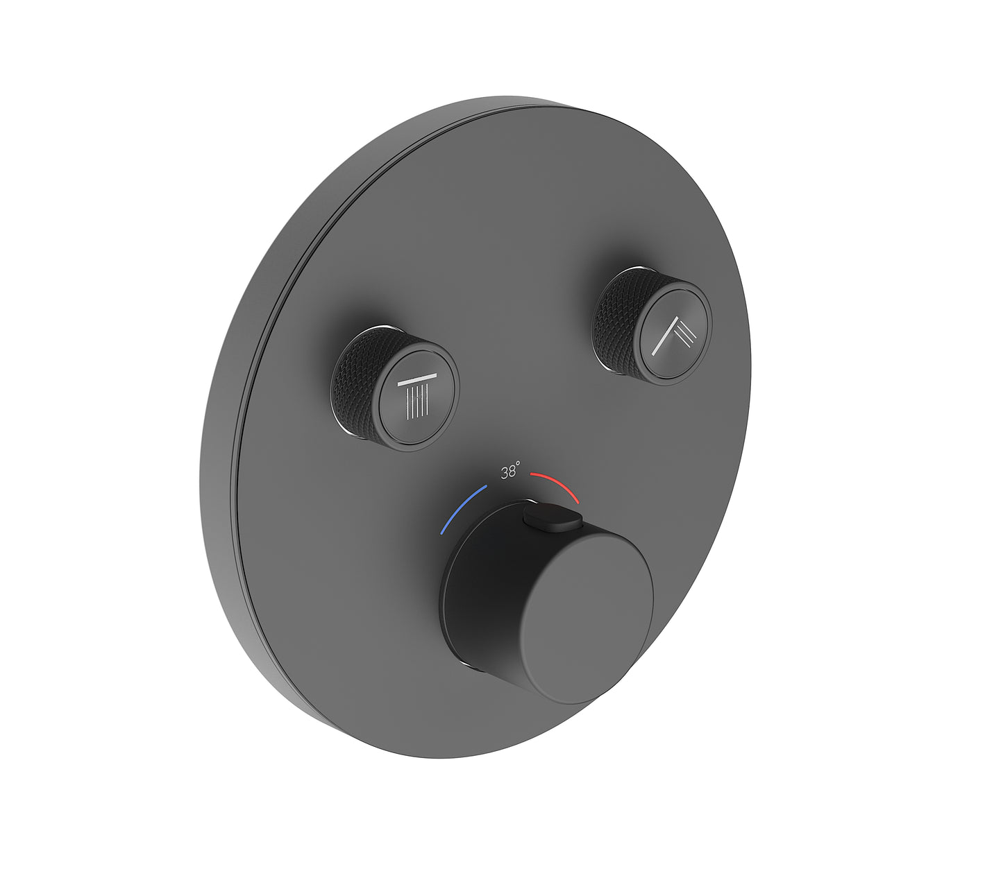 External visible parts thermostatic mixer-2 outlet